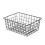Wire Basket Hollow Breathable Large Iron Storage Black 2