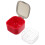 1 Pc Portable Denture Storage And Cleaning Box Red 5