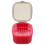 1 Pc Portable Denture Storage And Cleaning Box Red 8