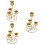 3 Pcs Iron Candle Holder Vintage Holders Multi-Head Taper Candlestick 6