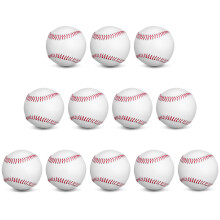 12 Pcs Baseball Practice Training Balls Pitching Sports