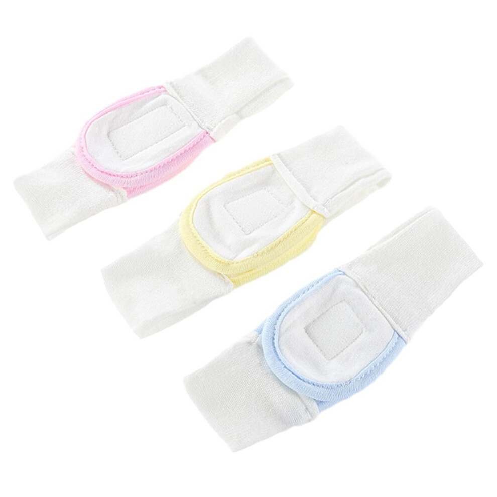Adjustable Cotton Diaper Fixing Tape Reusable Nappy Fasteners 3Pcs Elastic Design for Easy Wear Blue Yellow Pink-image-OPC-PKXYMT8-NEW