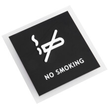 5Pcs No Smoking Indicator Sign Acrylic Warm Reminder For Hotel
