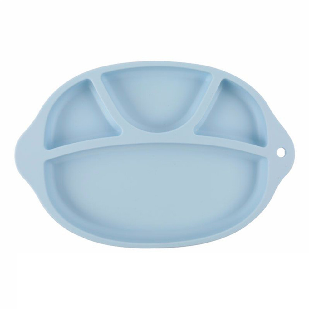 Inoomp 2Pcs Food Grade Silicone Kids Partition Tray Drop Proof Rice Holder