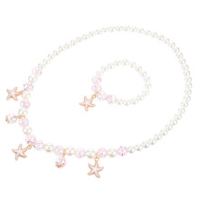 1 set cartoon bracelet unique wristband lovely kids neck ornament pink