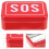 2pcs Metal Sos Survival Box Emergency Kit Tin Organizer 10