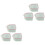 6 Pcs Manicure White Finger Bowl 3
