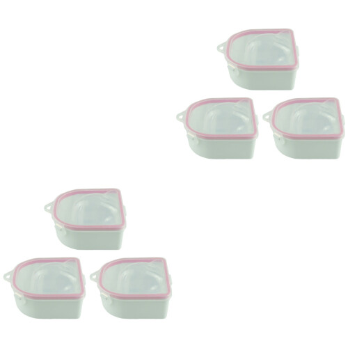 6 Pcs Manicure White Finger Bowl 2