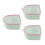 6 Pcs Manicure White Finger Bowl 10