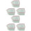 6 Pcs Manicure White Finger Bowl 5