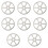 8 Pcs Durable Cup Washer Head Automatic Glass Rinser Silver Bar Tool 8