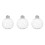18 Pcs Christmas Clear Plastic Spherical Ornaments With Lids 8