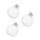 18 Pcs Christmas Clear Plastic Spherical Ornaments With Lids 7