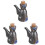 Raindrops  3 Pcs Bowl Soy Sauce Pot Liquid Condiment Dispenser 4