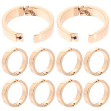 50 Pcs Openable Binder Rings Zinc Alloy Clasps For Calendar Cards