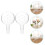 4 Pcs Flower Wrapping Ball Bubble Diy Decorative Sphere 8