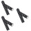 3pcs Wristband Strap Man Ring Buckle Sandblasting 7