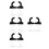 8Sets Versatile Acrylic Baseball and Softball Bat Wall Mount Rack 5