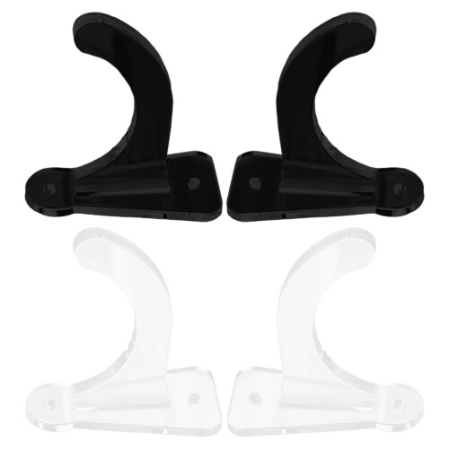 8Sets Versatile Acrylic Baseball and Softball Bat Wall Mount Rack 2