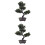 2 Pcs Simulated Potted Ornaments With Artificial Pine Tree Decor 6