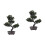 2 Pcs Simulated Potted Ornaments With Artificial Pine Tree Decor 5