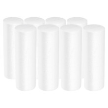 40 Pcs Polystyrene Foam Cylinders 15cm Craft Supplies