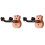 2pcs Guitar Hook Wall Hanger Ukulele Display Violin Storage 2