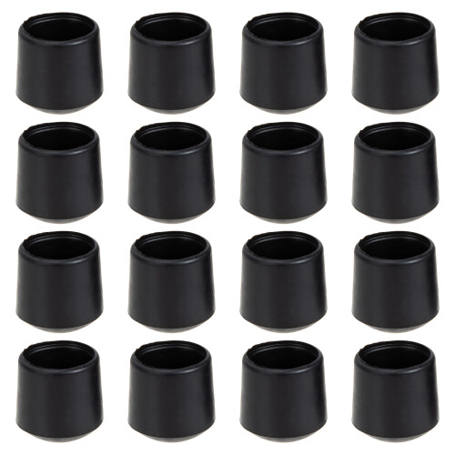 32Pièces Caches Baby-Foot Caoutchouc Noir Accessoires Sécurisés