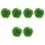 6 Pcs Artificial Plant Topiary Balls Green Leaves 4