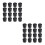 32Pièces Caches Baby-Foot Caoutchouc Noir Accessoires Sécurisés 7