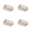 4Pcs Rectangular Metal Tin Container With Lid For Cookies Candy Snacks 9