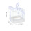 24Stk Transparente Cupcakehalter Mit Papierbasis Und Elegantem Band 2