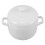 2Pcs White Ceramic Stew Pot With Lid And Handles 600Ml 2