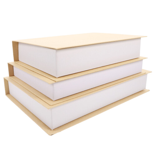 6 Pcs Faux Book Stack Decorative Blank Books For Home Coffee Table