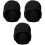 3 Pcs Creative Hat Windproof Cycling Practical Under Bike Hat 3