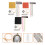 12 Sets Diy Embroidery Kit Hand-Made Pendants Sweater Chain Material 9
