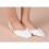 White Ballet Half Sole Dance Shoes Stretch Cloth Modern Latin 9
