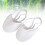 White Ballet Half Sole Dance Shoes Stretch Cloth Modern Latin 6