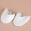White Ballet Half Sole Dance Shoes Stretch Cloth Modern Latin 10