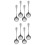 8 Pcs Stainless Steel Small Slotted Serving Spoon Kitchen Gadget 7