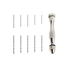 set 11-delige mondpin handboor bit houder rotatiegereedschap diy