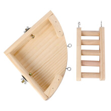 1 Hamster Klimladder Speelgoed Beige