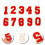 10St Decoratieve Nummer Patches Voor En Hoeden 8