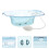 1Set Sitzbad Voor Thuis PP Wasbare Bidet Comfortabel En 6