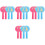 16 Pcs Thumb Up Down Paddles Reusable Voting Board For Classroom 3
