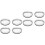 8 Pcs Airtight Tumbler Lids 20oz Replacement Covers 4