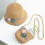 1 set kinderstranduitrusting met strohoed en ( ) 3