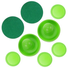 1 set airhockey schuivers en pucks, doelman en bovenstuk kit