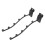 2 stuks groove board hangfluitrekken, display voor 2