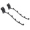 2 stuks groove board hangfluitrekken, display voor 1